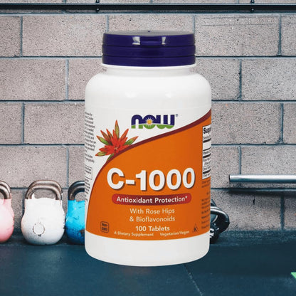 NOW Foods Vitamin C-1000 Veg Capsules – 1000mg, 100 Veg Capsules Per Bottle