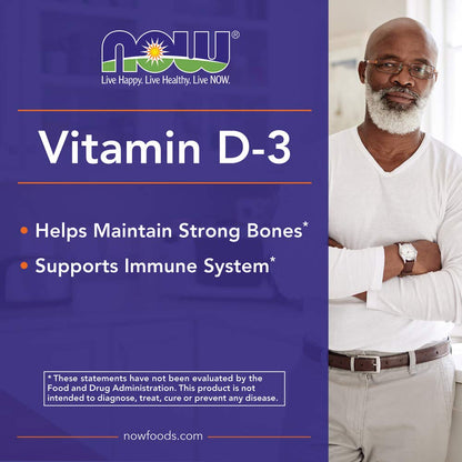 Now Foods Vitamin D3 5,000 IU – 240 Softgels (Pack of 2)
