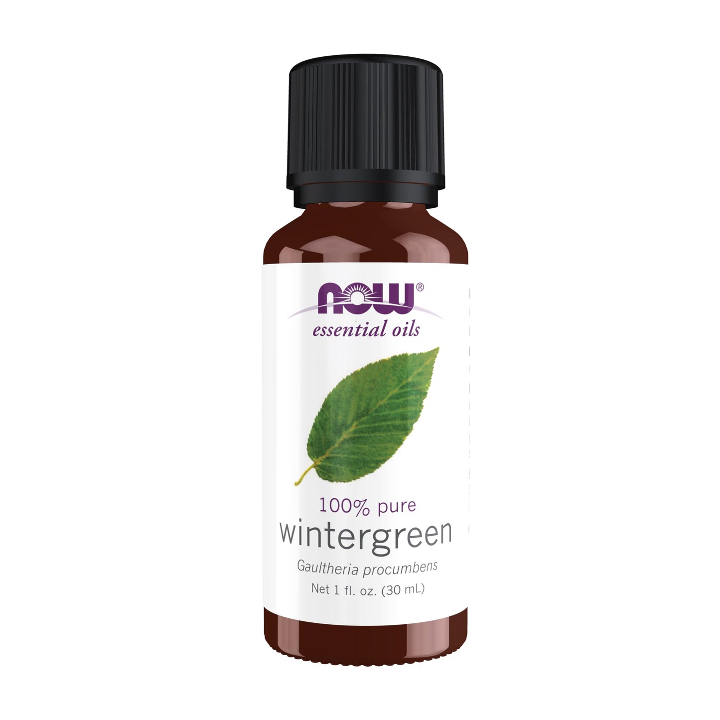 NOW Foods Wintergreen Oil 1 oz - 100% Pure, Steam Distilled, Vegan