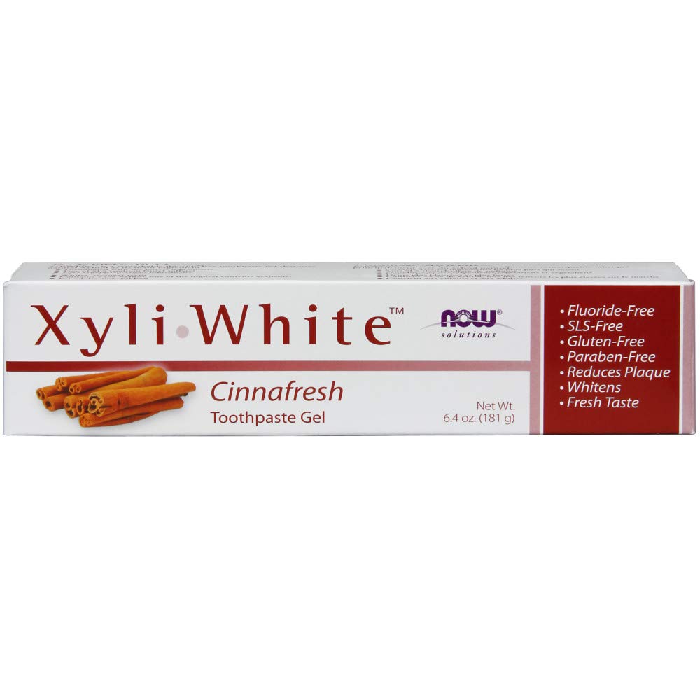 NOW Foods XyliWhite CinnaFresh Toothpaste Gel – 6.4 oz