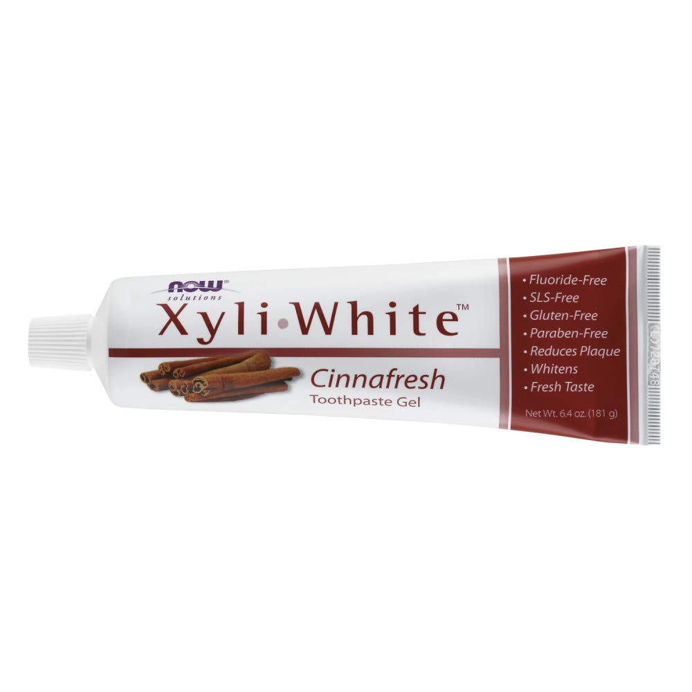 NOW Foods XyliWhite CinnaFresh Toothpaste Gel – 6.4 oz