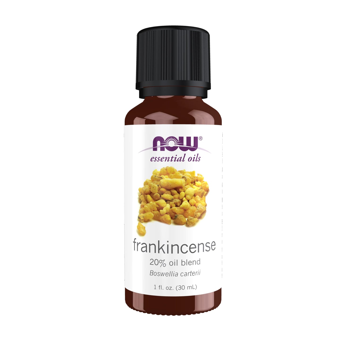 NOW Essential Oils Frankincense Oil Blend – 20% Frankincense in Jojoba, Centering Aromatherapy, 1 Oz