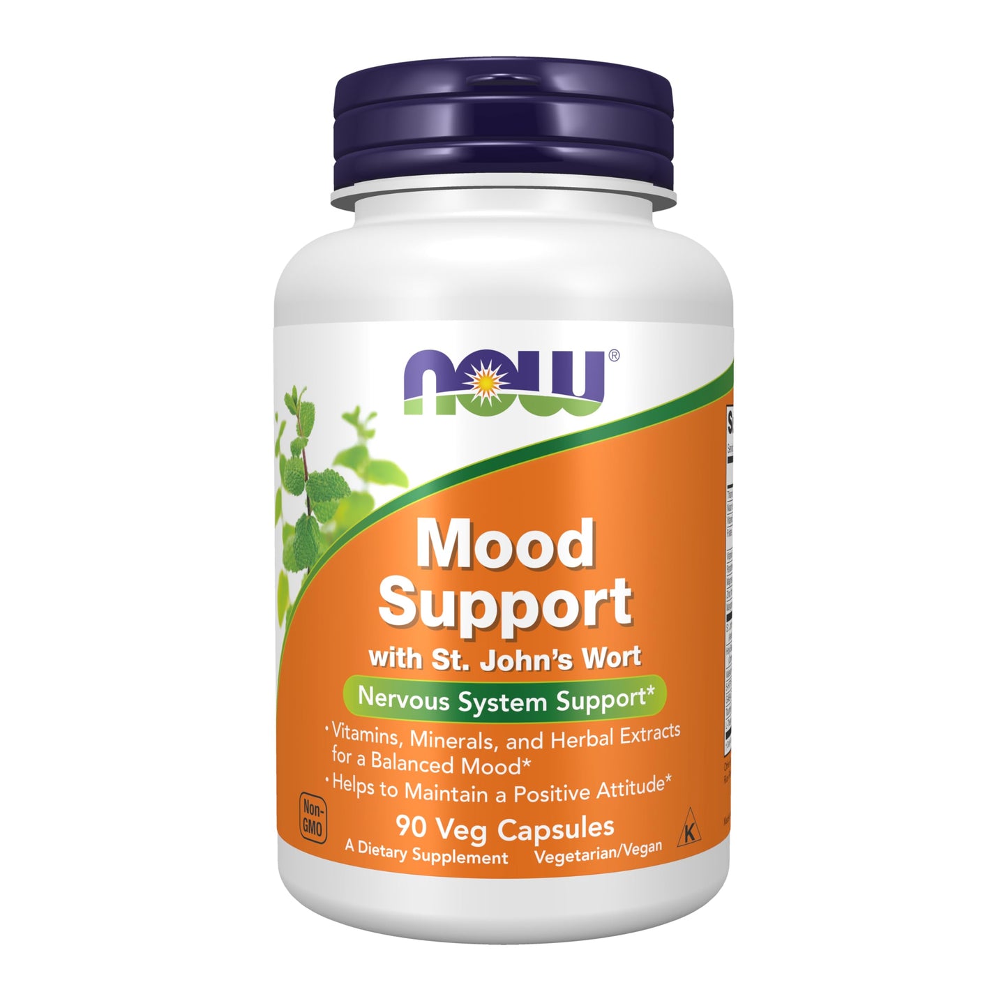 NOW Mood Support with St. John's Wort - Vitamins & Herbal Extracts, 90 Veg Capsules