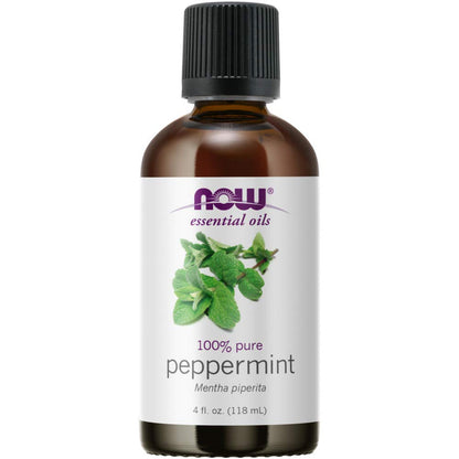 Now Peppermint Essential Oil, 4-Ounce – 100% Pure & Undiluted