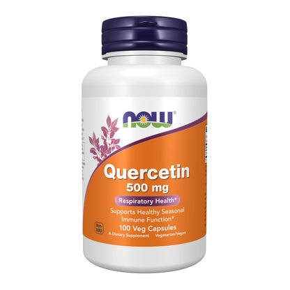 NOW Quercetin 500mg – 100 Veg Capsules | Immune Support