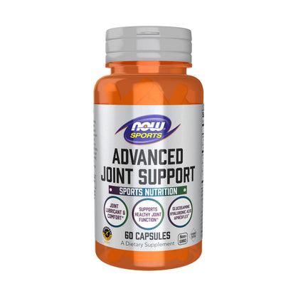 NOW Sports Advanced Joint Support - Glucosamine, Hyaluronic Acid, ApresFlex (60 Capsules)