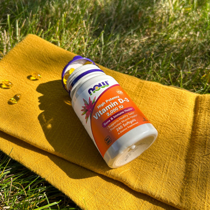 NOW Foods Vitamin D-3 2000 IU Softgels - High Potency, Immune & Bone Support | 240 Softgels
