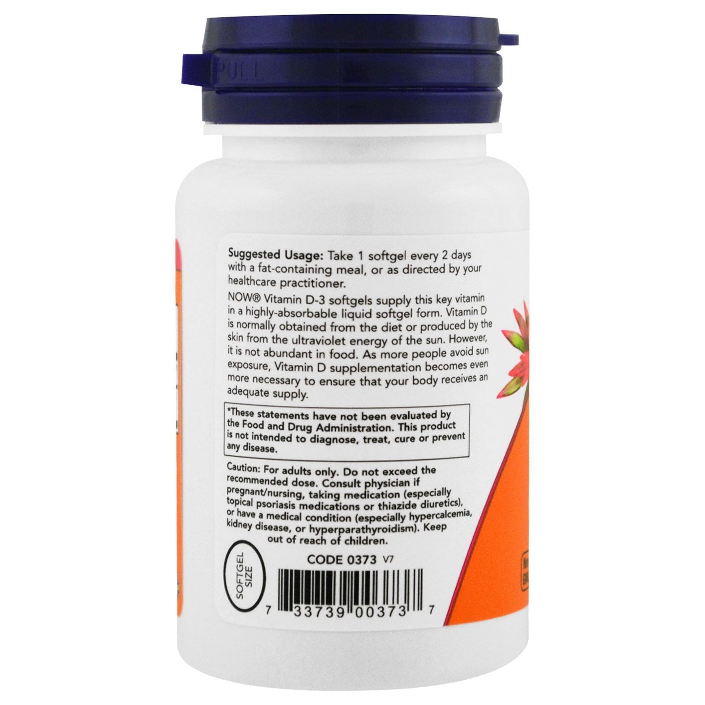 NOW Vitamin D-3 5000 IU – 240 Softgels (Pack of 3) | Vitamin D Supplement