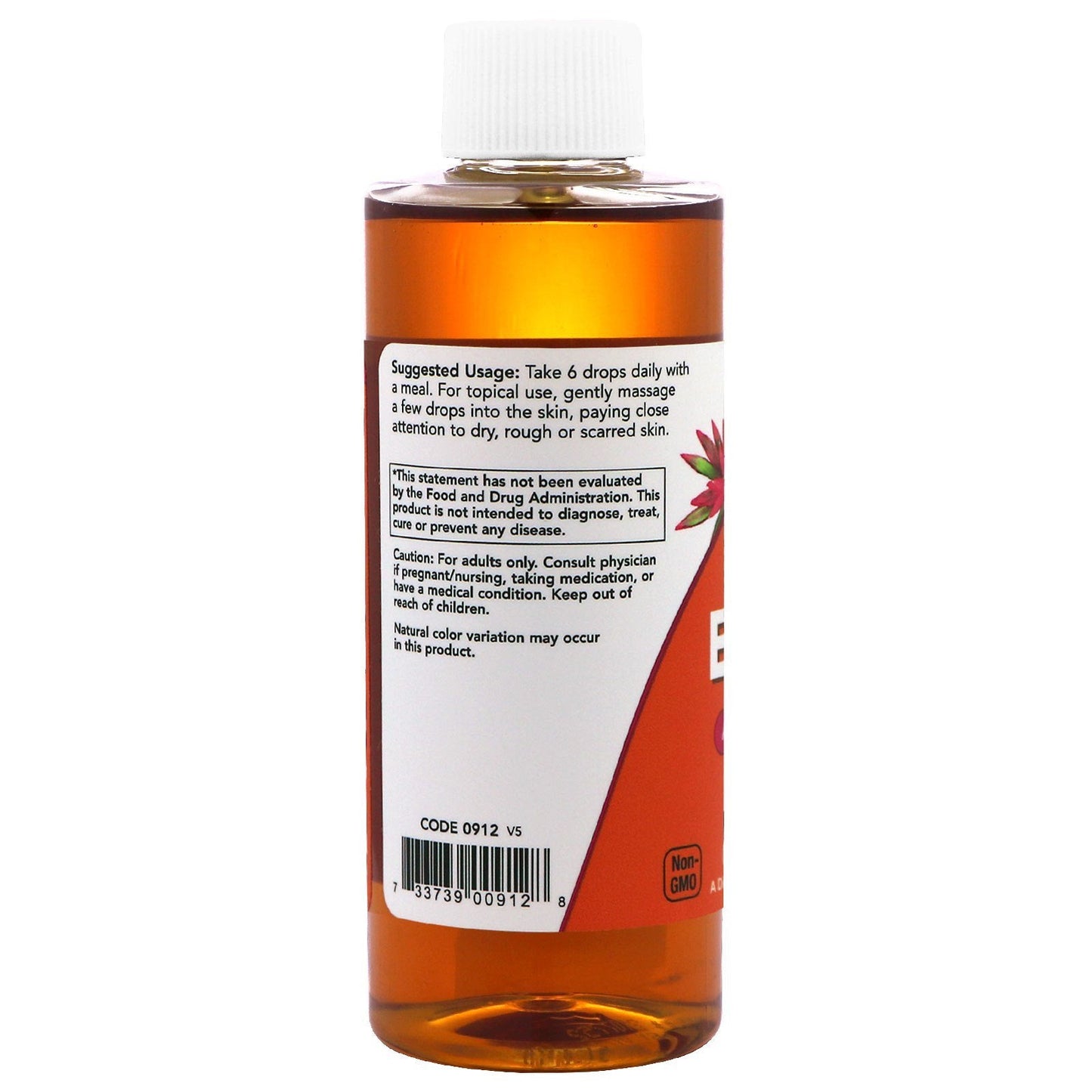 NOW Vitamin E 90 IU Liquid, 4-Ounce | Now Foods Vitamin E Oil