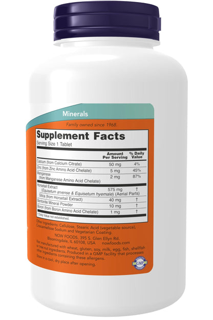 NOW Foods Silica Complex Vegetarian 500 mg - 180 Tablets