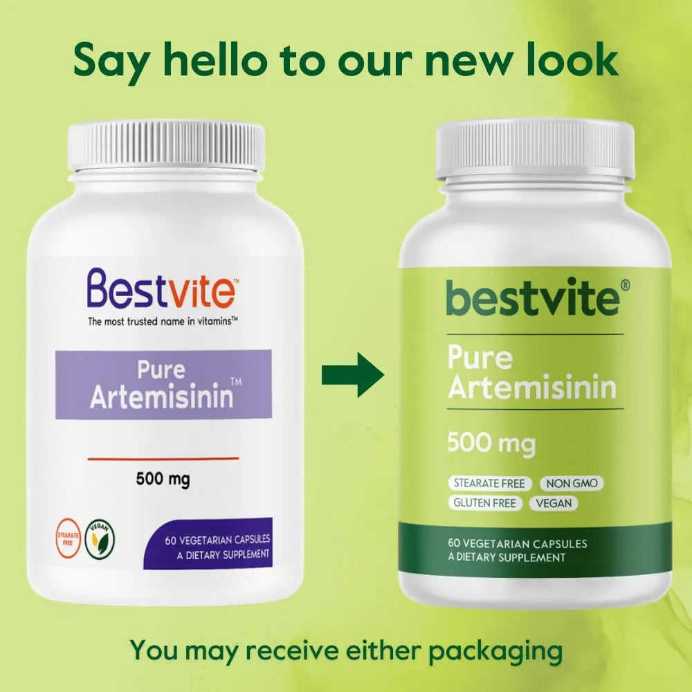 BESTVITE Artemisinin 500mg Capsule – 60 Vegetarian Capsules | No Fillers, Vegan, Gluten Free, Non-GMO BritishVita | Premium UK Vitamins & Wellness Supplements