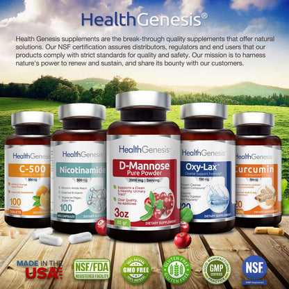 B-3 Nicotinamide 500 mg - 100 Vcaps | Flush-Free Niacin for Skin Cell Health