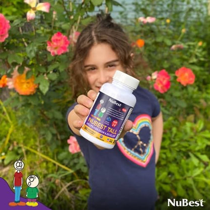 NuBest Tall Kids Vitamins for Ages 2-9 – Bone Strength, Immunity & Growth