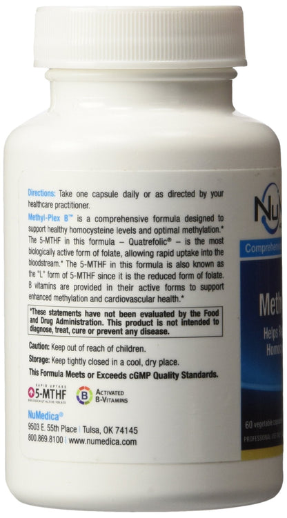NuMedica Methyl-Plex B 60 Vegetable Capsules | Vitamin B Complex