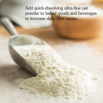 NuNaturals Oat Fiber Powder - All Natural, Non-GMO, Digestive Health, 5 lbs