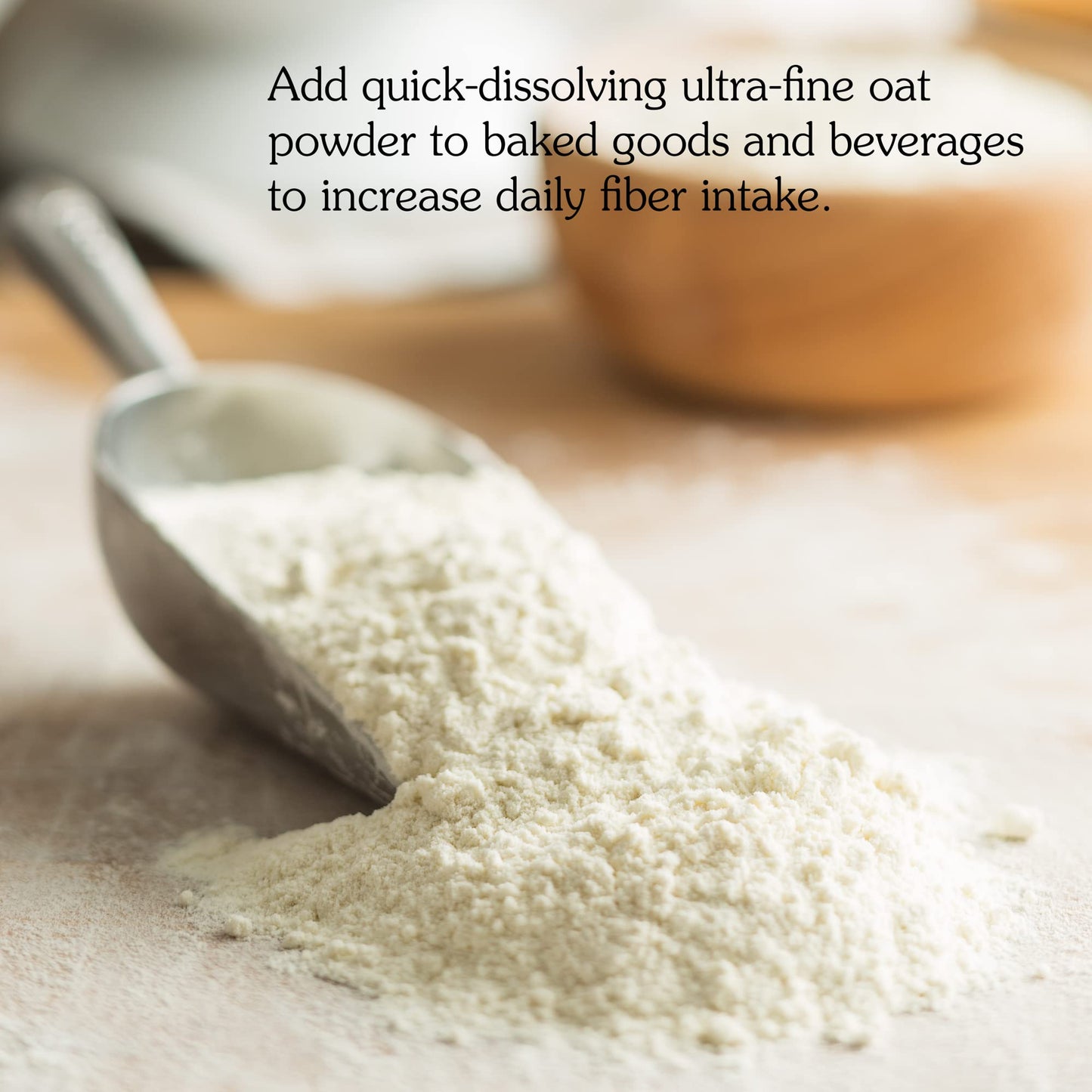 NuNaturals Oat Fiber Powder – All Natural Non-GMO, 1 lb | Supports Digestive Health