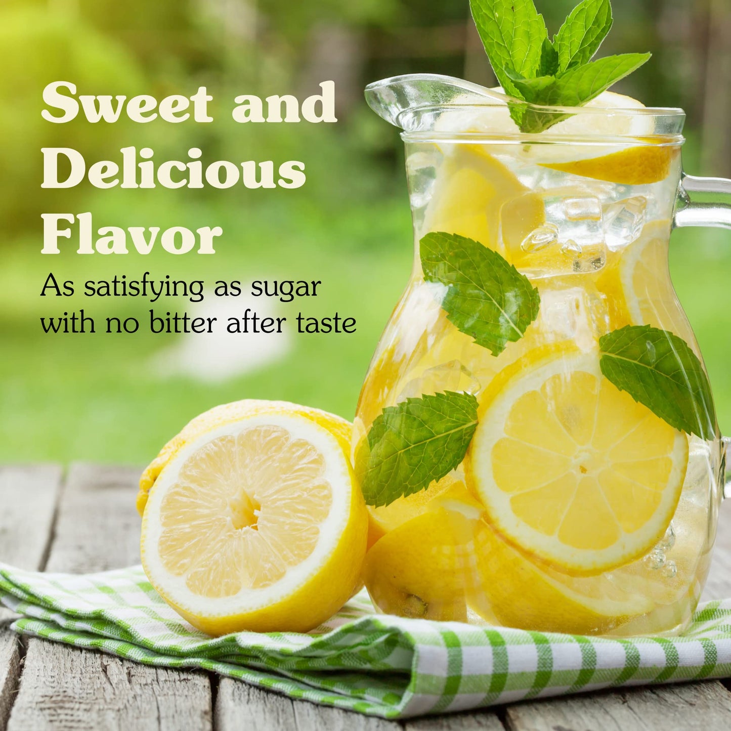 NuNaturals White Stevia Powder Blend — Zero-Calorie Plant-Based Sweetener, 12 oz