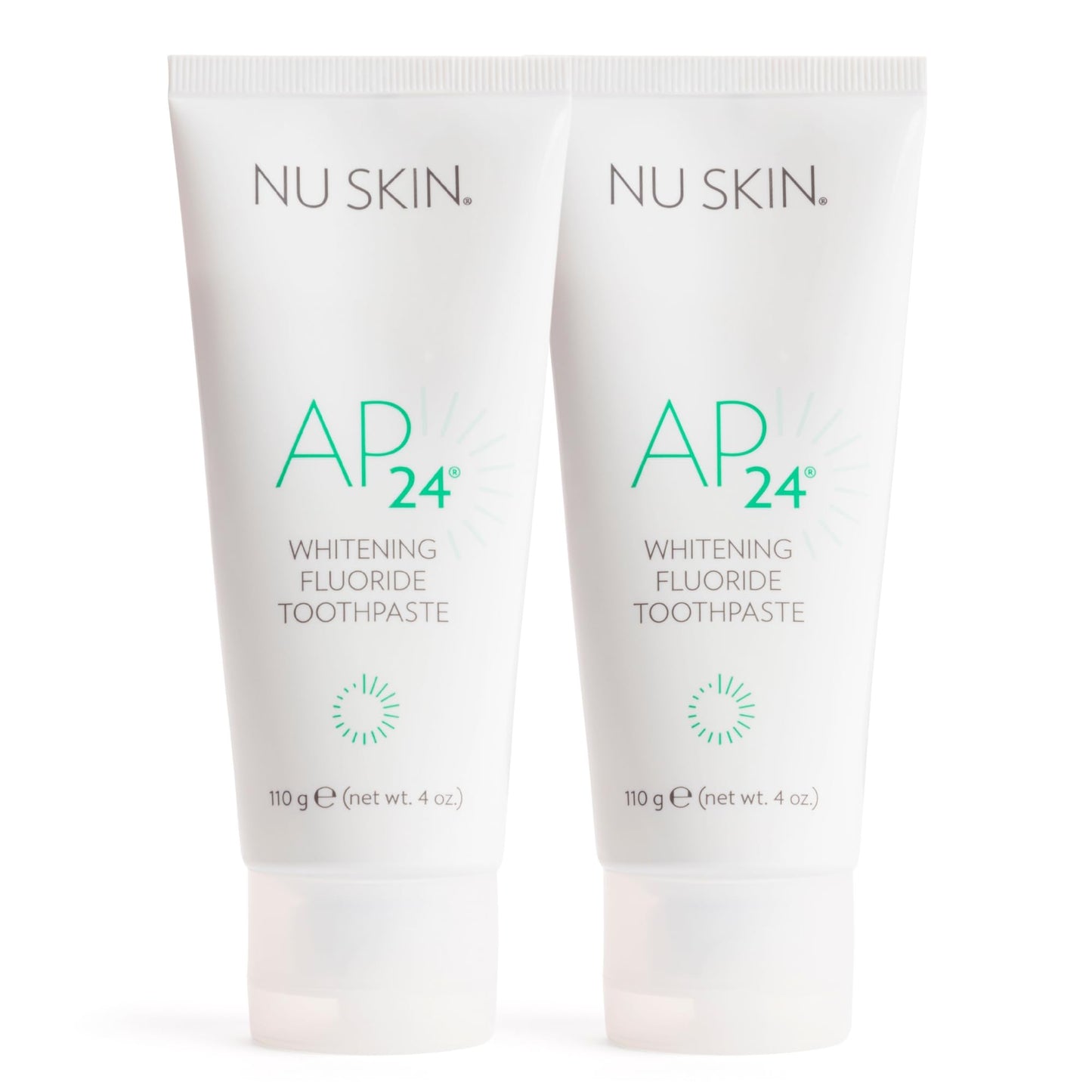 Nu Skin AP 24 Whitening Toothpaste - Vanilla Mint, 4 oz, 2 Pack | AP 24 Blend