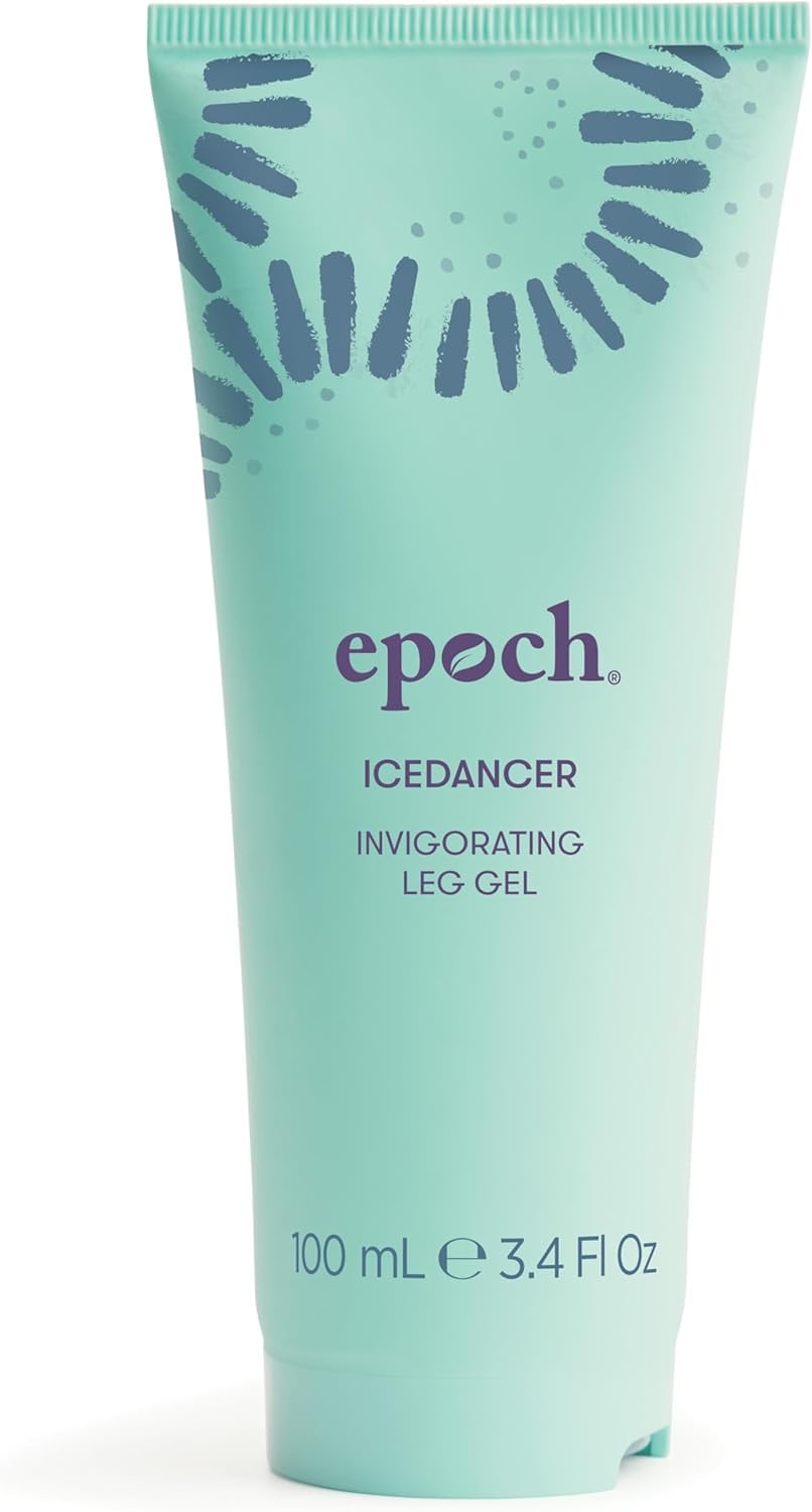 Nu Skin Epoch Ice Dancer Invigorating Leg Gel | Alcohol-Free, Wild Mint & Menthol