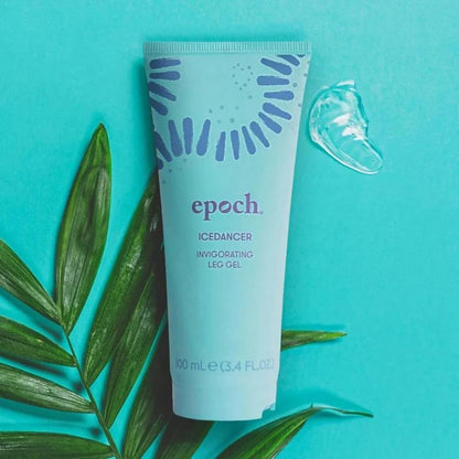 Nu Skin Epoch Ice Dancer Invigorating Leg Gel | Alcohol-Free, Wild Mint & Menthol