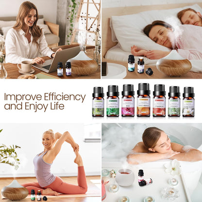 Nuanchu 108 Pcs Essential Oils Set 10ml – Diffuser Fragrance Kit (36 Scents)