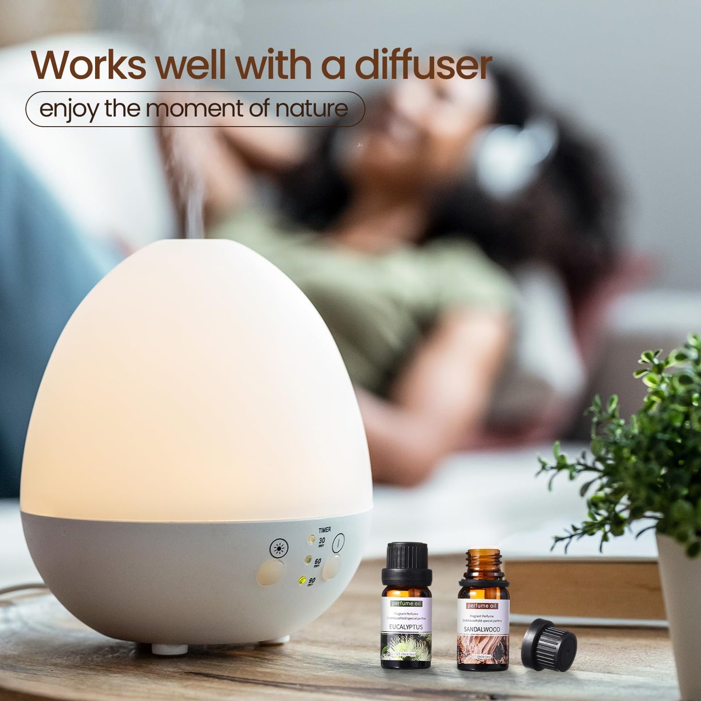 Nuanchu 108 Pcs Essential Oils Set 10ml – Diffuser Fragrance Kit (36 Scents)