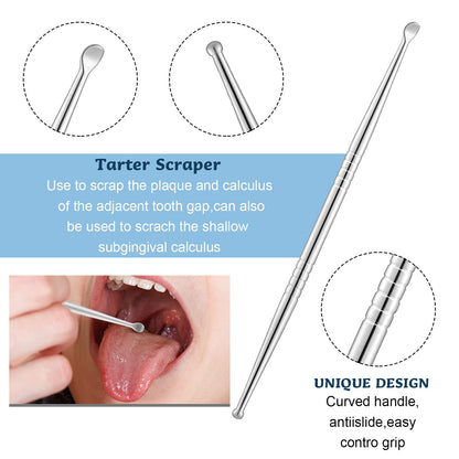 Nuanchu 4-Piece Stainless Steel Tonsil Stone Removal Tools - Bad Breath Solution