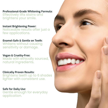 Nudge Advanced Whitening Kit: 10% Nano Hydroxyapatite Remin+ Toothpaste (4.5 oz) + EnamelGuard Gel Pen (2 ml) | Fluoride-Free