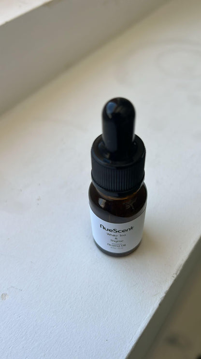 NueScent White Tea & Thyme Aroma Oil for Scent Diffusers – Vegan, Non-GMO, Cruelty Free