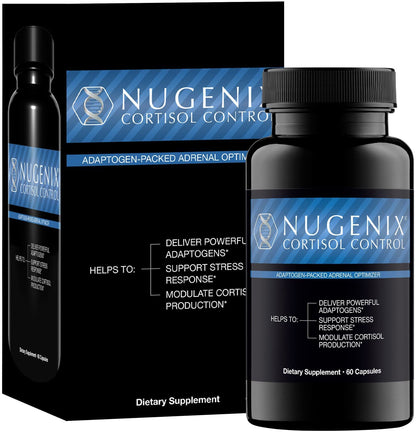 Nugenix Cortisol Control – Cortisol Manager & Adrenal Support for Men, 120 Capsules