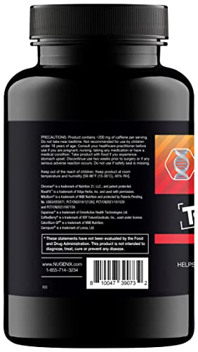 Nugenix Thermo-X Thermogenic Fat Burner for Men – Extreme Metabolic Accelerator, 60 Count
