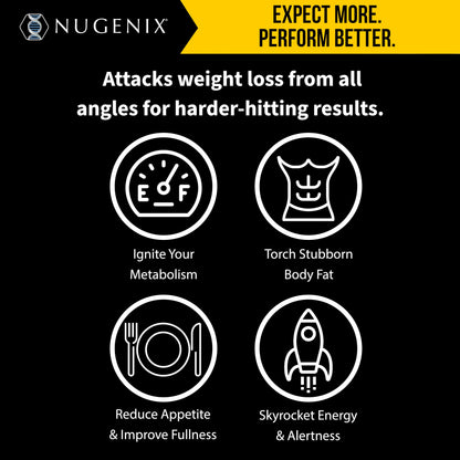 Nugenix Thermo-X Thermogenic Fat Burner for Men – Extreme Metabolic Accelerator, 60 Count