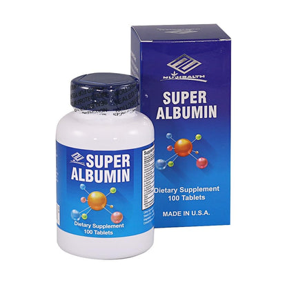 NuHealth Super Albumin (100 Tablets) - Nutritional Supplement