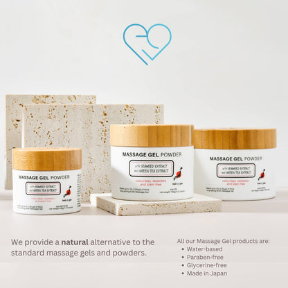 Nuru Massage Gel Powder 40g | Seaweed & Green Tea, Paraben & Glycerine Free, Makes 1.05 gal