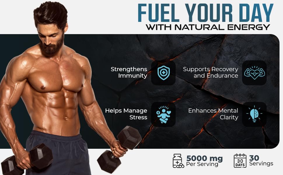 Nusalus Shilajit Plus Gummies – 5-in-1 Adaptogen Energy & Focus (Vegan, Made in USA)