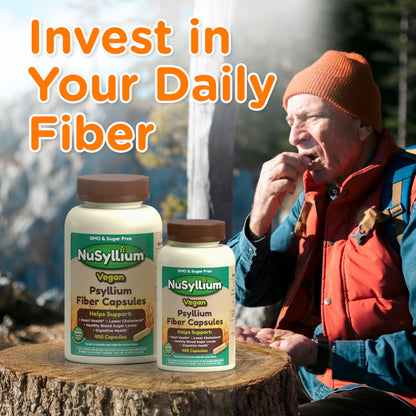 NuSyllium Ultra Psyllium Husk Powder Organic 10.7 oz – Sugar Free Keto Fiber