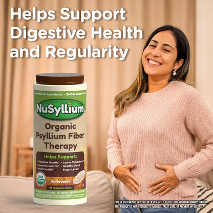 NuSyllium Ultra Psyllium Husk Powder Organic 10.7 oz – Sugar Free Keto Fiber