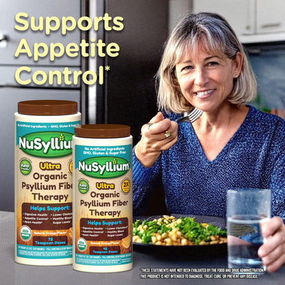 NuSyllium Ultra Psyllium Husk Powder Organic 10.7 oz – Sugar Free Keto Fiber
