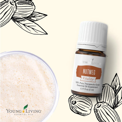 Young Living Nutmeg Vitality Essential Oil for Cooking - 5 ml | Spicy Flavor, Antioxidant Support, Immune System Potential