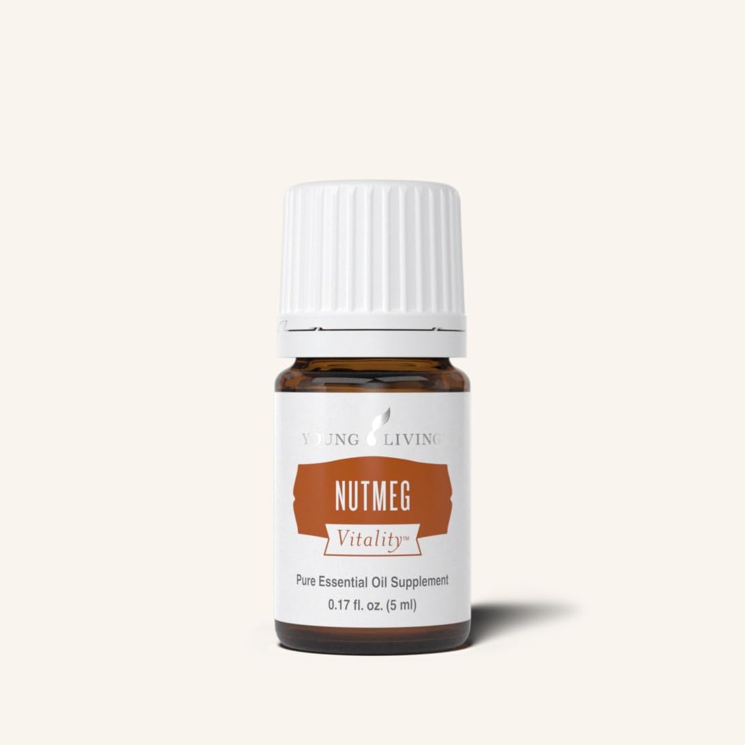 Young Living Nutmeg Vitality Essential Oil for Cooking - 5 ml | Spicy Flavor, Antioxidant Support, Immune System Potential