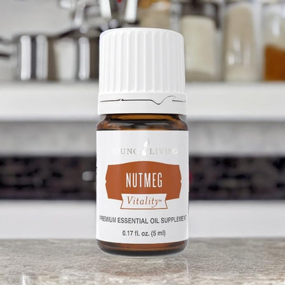 Young Living Nutmeg Vitality Essential Oil for Cooking - 5 ml | Spicy Flavor, Antioxidant Support, Immune System Potential
