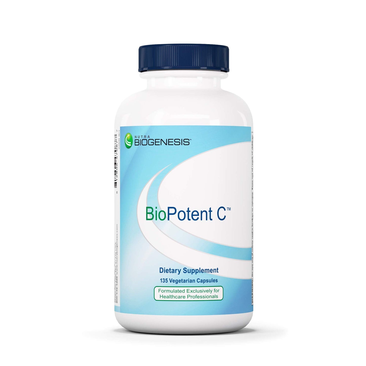 Nutra BioGenesis BioPotent C Vitamin C Capsules – Immune Support, 1200 mg, Vegan, 135 Vegetarian Capsules