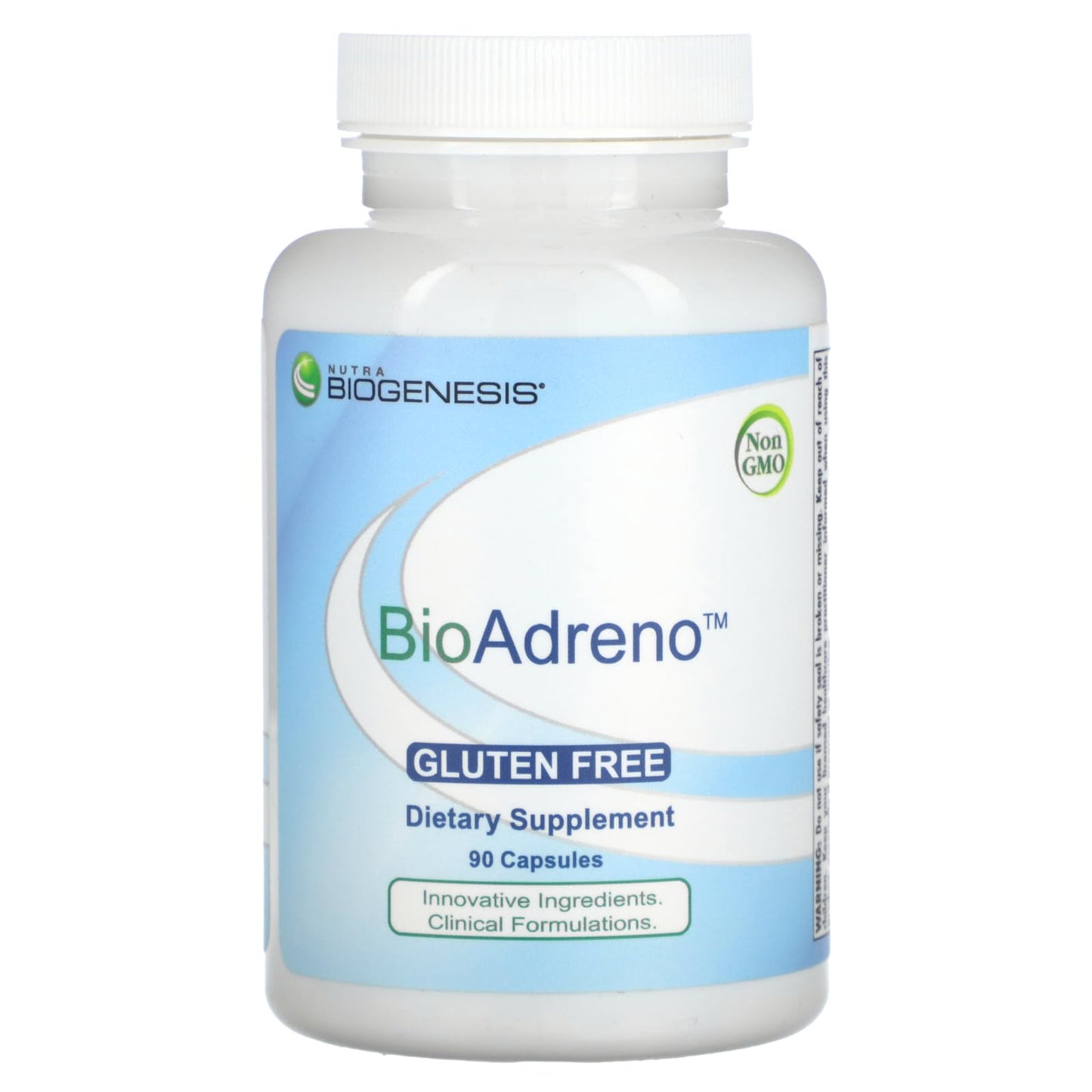 Nutra Biogenesis BioAdreno Adrenal Support – 90 Capsules | Cellular Energy & Nervous System Health