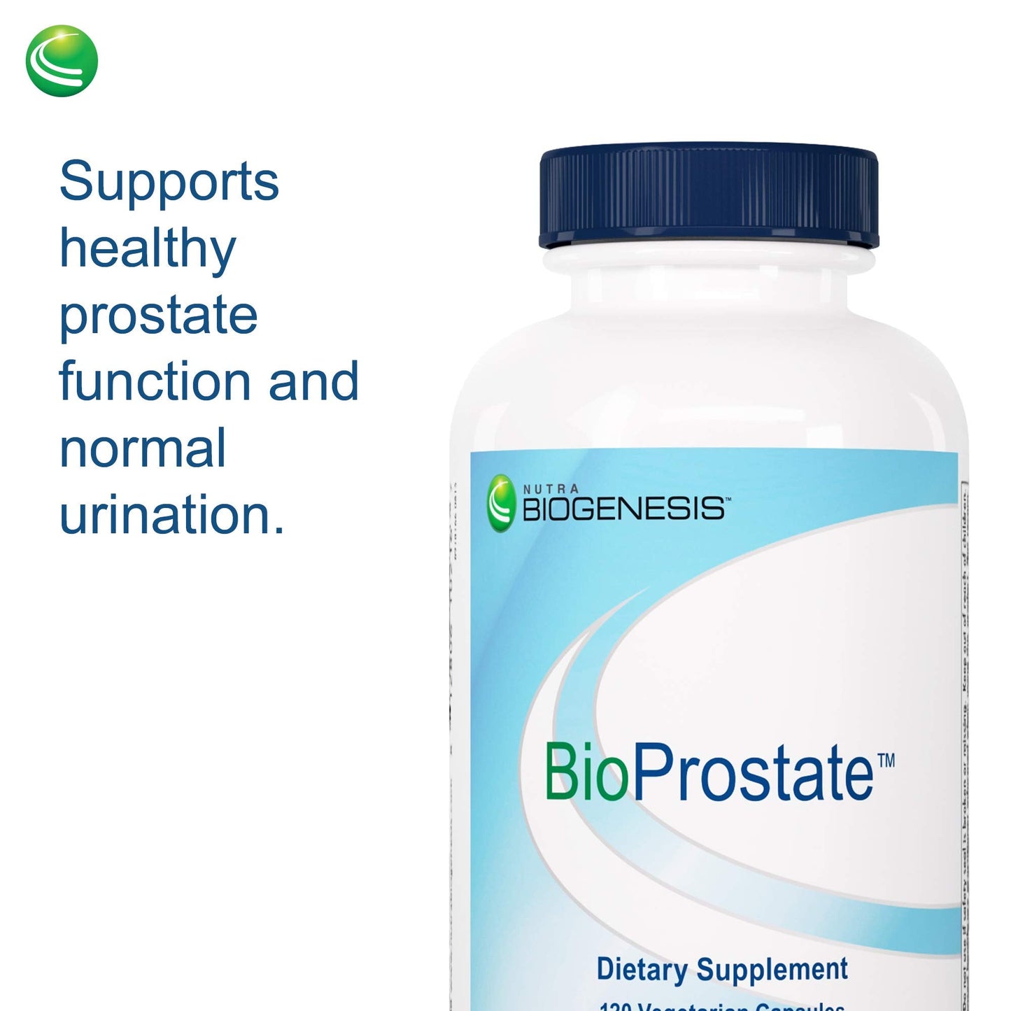 Nutra BioGenesis BioProstate - Saw Palmetto for Men | Prostate Health & Urination Support | 120 Vegan Capsules
