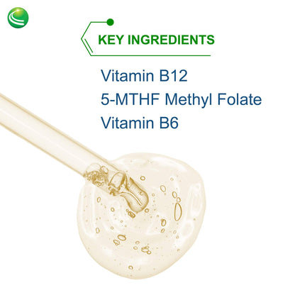Nutra Biogenesis Methyl Factors – Vitamin B12 & Methylfolate Drops (Sugar-Free Sublingual) 2 fl oz
