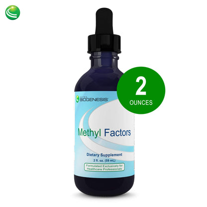 Nutra Biogenesis Methyl Factors – Vitamin B12 & Methylfolate Drops (Sugar-Free Sublingual) 2 fl oz