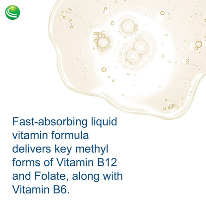 Nutra Biogenesis Methyl Factors – Vitamin B12 & Methylfolate Drops (Sugar-Free Sublingual) 2 fl oz