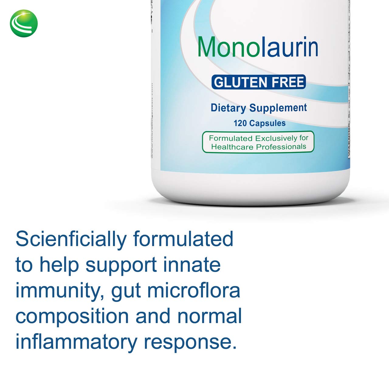 Nutra Biogenesis Monolaurin – 1000mg Coconut Monolaurin Capsules, Vegan, 120 Count