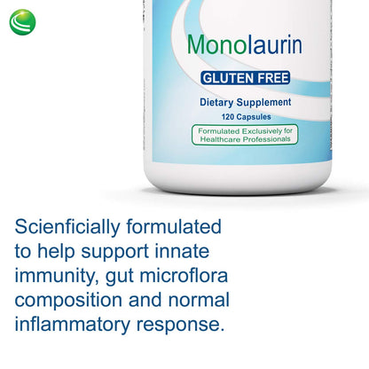 Nutra Biogenesis Monolaurin – 1000mg Coconut Monolaurin Capsules, Vegan, 120 Count