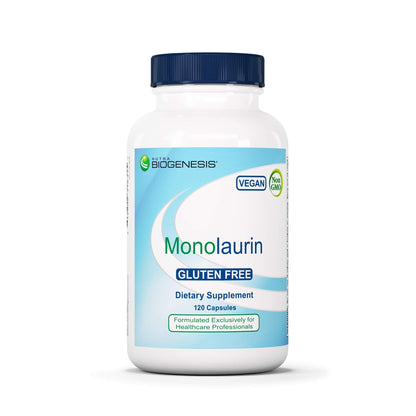 Nutra Biogenesis Monolaurin – 1000mg Coconut Monolaurin Capsules, Vegan, 120 Count